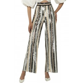 Sequined Evening Party Club Pants