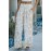 Apricot High Waisted Floral Wide Leg Pants
