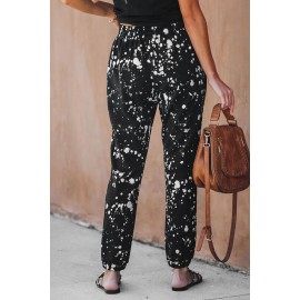 Splatter Cotton Pocketed Joggers