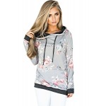 Casual Floral Printed Hoodie